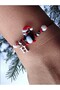 New Year Grumpy Penguin Murano Glass, Letter Detailed Bracelet