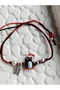 New Year Grumpy Penguin Murano Glass, Letter Detailed Bracelet - 2