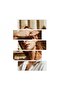 لوحه جداريه مودرن رسمة إمرأه - 300953 - مقسمه خمسة قطع متدرجه - 2