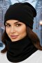 Women's Fleece Beanie and Neck Warmer Set - 3
