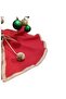 Christmas Tree Skirt, Pine Tree Foot Mat Cover, Red Color, Plush 70 cm - 6
