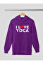 Yoga Meditation Chakra Printed Cotton Long Sleeve Ribbed 3 Yarn Hooded Sweatshirt