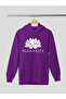 Yoga Meditation Chakra Printed Cotton Long Sleeve Ribbed 3 Yarn Hooded Sweatshirt