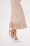 White Skin 8.5 cm Pointed Toe Stiletto Thin Heels Women's Shoes - 6