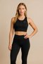 Women's Micro Fabric Zippered Sports Crop & Bikini Top – Stretchy, Stylish, and Versatile Sports Top - 2