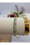 Zircon Stone Sparkling Waterway Flexible Bracelet (3 Pieces) - 2