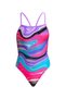 Sst Sweetest Swirl Women's Open Back Swimwear