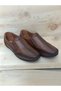 Men's Seasonal Shoes: Spring-Autumn - Genuine Leather Rubber Sole Laceless Tan Color - 6
