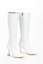 Women's Knee-High Pointed Toe Thin Heeled Zippered Boots