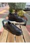 Men's Genuine Leather Casual Daily Shoes 90117 Black Skin