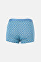 Blue 3-Piece Patterned Micro Modal Boxer - 3