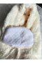 Soft Plush Beanie Hat with Teddy Bear (Neck Warmer Scarf Hat in One) - 3