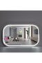 Rectangular LED Mirror Neon White 50x30cm