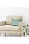 Mint Green Summer Cushion with Macrame Pattern 50x30cm - 2