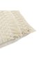 Decorative Cushion Ecru with Macrame Pattern 50x30cm - 3