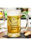 If It Doesn'T Work Out, You Won'T Drink It President Written Glass Beer Cup – Humorous Gift Mug