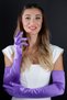 Long Bridal Wedding Opera Gloves Nikah Henna Special Evening Dress Accessory - 3