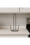 Black Metal Paper Towel Holder, Roll Towel Holder, - 2