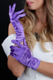 Satin Short Evening Gloves Wedding Party Prom Costume Accessory - 2
