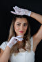 Short Elegant Lace Bridal Gloves Wedding Evening Dress Party Accessory