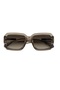 Polarized Women's Sunglasses Square Opaque Brown Pld 6223 - 5