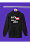 Rihanna Printed Cotton Long Sleeve Ribbed 3-Ply Hooded Sweatshirt - 2