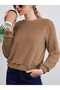 Women's Clothing for Autumn and Winter, Crew Neck Plush, Comfortable Long Sleeves, Sweatshirt - 6