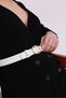 Oval Buckle Women's Belt Dress Belt Waist Belt Shirt Belt Trouser Belt - 3