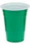 Green Plastic Cups, 16 oz, Durable Disposable Cold Drink Cups for Parties and Events - 2