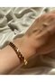 Steel Barley Chain Bracelet Necklace Set Unisex Stainless Tarnish-Free - 2
