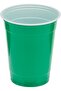 Green Plastic Cups, 12 oz, Durable Disposable Cold Drink Cups for Parties and Events - 4
