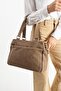 Faux Leather Women's Shoulder Bag 33*23 cm Crossbody Messenger Bag Multi-Pocket Vegan Leather Handbag - 3