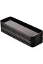 Mini Rectangular Black Plates, 20 Pieces Set