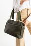 Faux Leather Women's Shoulder Bag 33*23 cm Crossbody Messenger Bag Multi-Pocket Vegan Leather Handbag - 3