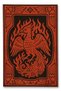 Mosso Red Themed Dragon Figure Patterned Woven Base Modern Decorative Rug Mosso1019Red - 2
