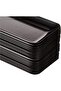 Mini Rectangular Black Plates, 20 Pieces Set - 3