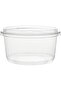 Disposable PET, Clear, Food Storage, Deli Container Round 12 ounce with Lid, 10 Pieces - 2