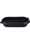 Disposable Black Base, Microwavable, Bento Meal Prep Container with Lid L- 24cm ,W-20cm,H 4. - 3