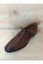Men's Winter Shoes Genuine Inner and Outer Leather Rubber Sole Laceless and Non-Slip Sole Tan Color - 5