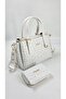 Original Women's 3-Compartment Luxury Soft Leather Adjustable Crossbody Shoulder Bag Wallet Konbini - 3