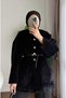 Women's Trend Thai Feather Belted Jacket - 3