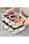 2 Refrigertor Organizer Box Divided Food Storage Bin Drins Stckble Striner Fridge &