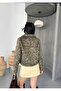 Leopard Patterned Lined Fur Jacket Women - 4