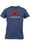 ALBANIA WITH FLAG