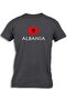 ALBANIA WITH FLAG