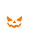 PUMPKIN FACE ORANGE - 3