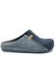 Bento k-63-007 men's orthopedic slippers navy blue