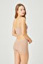 Basic Laser Cut Seamless Women's Boxer Panties Brown 3-Pack - 3