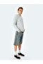 Reglan Sleeve Cotton Blend Hooded Basic Hoodie with Raised Stitch Detail