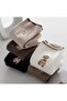 6 Pairs Economical Pack Teddy Bear Patterned Unisex College Tennis Socks Set - 2